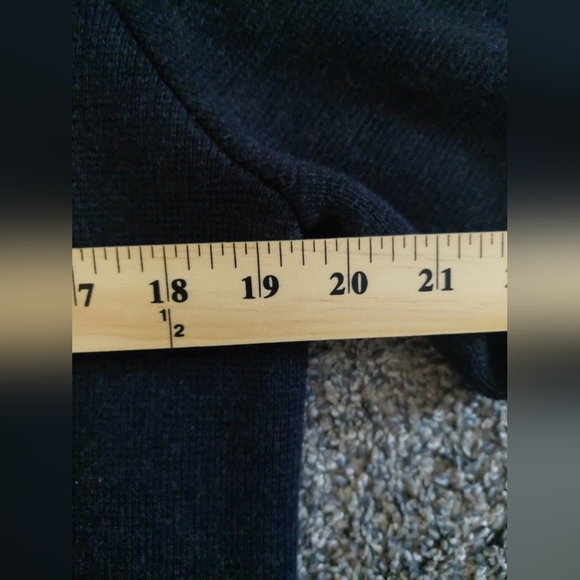 SANDRO Paris Knit Cardigan Embroidered Pocket CHARCOAL GRAY Nwot Wool - Picture 9 of 13